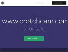 Tablet Screenshot of crotchcam.com